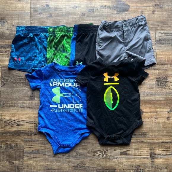 Under Armour Other - Under Armour Baby Boy Athletic Bundle Size 3/6 Months Lot Of 6